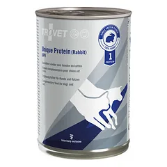 Trovet Dog/Cat Unique Protein (Rabbit) UPR  400 g - konservai šunims ir katėms