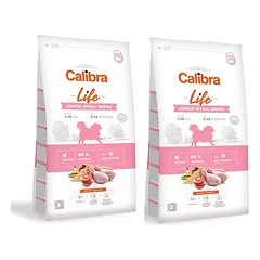 CALIBRA Dog Life Junior Small Breed Chicken 12 kg (2 x 6 kg)