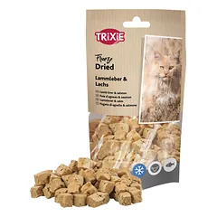 Šaldytos-džiovintos ėriukų kepenys ir lašiša TRIXIE 25g