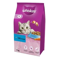 WHISKAS Adult 7kg - sausas kačių maistas su tunu ir daržovėmis