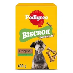 PEDIGREE Biscrok Gravy Bones šunų skanėstai sausainiai 400 g