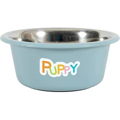 Zolux neslystantis šunų dubuo „PUPPY“, 16,5 cm, 850 ml, mėlynos spalvos