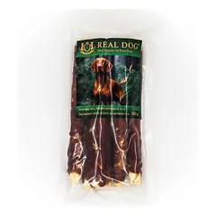 Real Dog skanėstai šunims, odos ritinys su antiena, 500 g