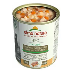 Almo Nature HFC Natural vištiena su morkomis ir ryžiais, drėgnas maistas šunims 280 g — 3 nuotrauka