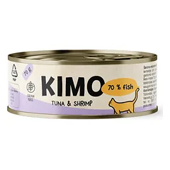 Kimo Cat Tuna & Shrimp 70 g parduotuvėje e-zoo.lt