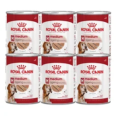 ROYAL CANIN® Medium Ageing 7+ 6x410 g šlapias maistas, paštetas, skirtas vyresniems nei 7 metų vidutinio dydžio veislių šunims