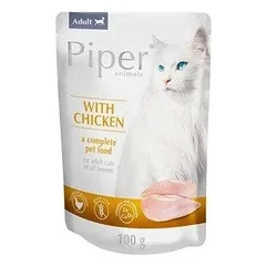 DOLINA NOTECI Piper katėms su vištiena 100g photo