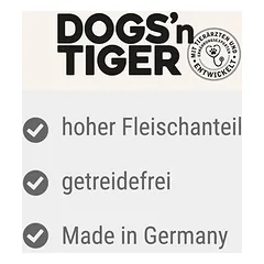 Dogs'n Tiger Adult Cat drėgnas maistas katėms 6 x 200 g — 5 nuotrauka