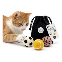 LucyBalu veltiniai kamuoliukai SUPER BALLS, 3 vnt. - American Sports — 2 nuotrauka