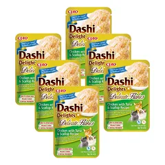 INABA Dashi Delights Delikatesinių dribsnių vištienos su tunu ir šukutėmis receptas 6x40g