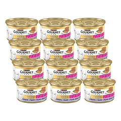 Purina Gourmet Gold Kitten putėsiai su veršiena 12x85g
