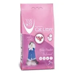 VAN CAT Super Premium kraikas katėms, Kūdikių pudros kvapo 5kg