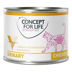 Concept for Life Veterinary Diet Urinary su vištiena, drėgnas maistas katėms — 2 nuotrauka