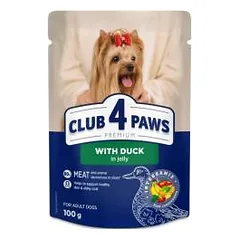 CLUB 4 PAWS Premium konservai su antiena drebučiuose miniatiūrinių ir mažų veislių šunims, 100 g
