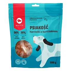 MACED Hantel skanėstai kauliukai su vištiena 500 g