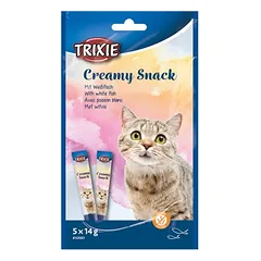 Trixie Creamy Snack mit Weißfisch