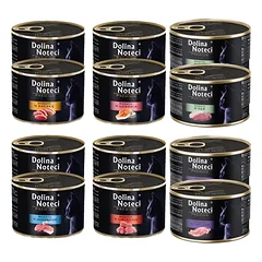 DOLINA NOTECI Premium Sterilised katėms SKONIŲ MIŠINYS 12x185g