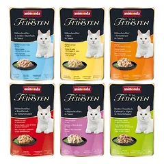 animonda vom Feinsten Pouch drėgnas maistas katėms, ekonominė pakuotė 36 x 50 g