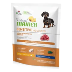 Natural Trainer Sensitive No Gluten maistas su ėriena mažų veislių šunims, 800 g