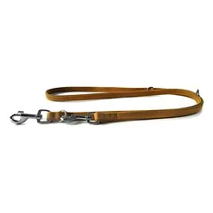 Das Lederband Hunde Führleine Boston sand/sand