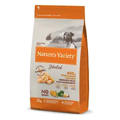 Nature’s Variety Selected maistas mažų veislių šunims su vištiena