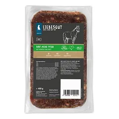 Liebesgut Hundefutter 14 x Barf-Menü Pferd mit Gemüse und Obst