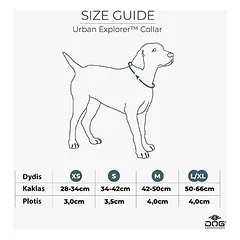 Dog Copenhagen Urban Explorer antkaklis, mėlynas, L/XL — 5 nuotrauka