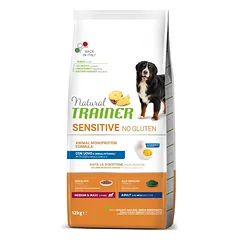 Natural Trainer ADULT DOG SENSITIVE NO GLUTEN M/M EGG sausas maistas šunims su kiaušiniu 12kg