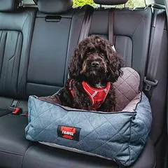 KONG Ultimate automobilinė sėdynė su saugos pavadėliu, Dydis S: L 45 x B 52 x H 21 cm — 3 nuotrauka
