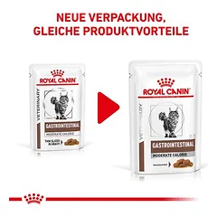 Royal Canin Veterinary Feline Gastrointestinal Moderate Calorie padaže, drėgnas maistas katėms — 4 nuotrauka