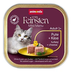 Animonda Vom Feinsten konservai katėms su kalakutiena ir sūriu, 100g nuotrauka