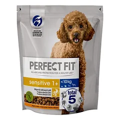 PERFECT FIT Sensitive 1+ Rich in Turkey 825 g - sausas ėdalas suaugusiems mažų veislių šunims