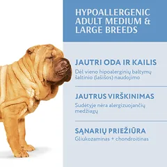 OPTIMEAL™ visavertis sausas pašaras vidutinių ir didžiųjų veislių šunims su lašiša, 12 kg — 2 nuotrauka