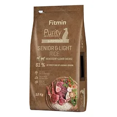 Fitmin dog Purity Senior & Light Reis, Hirsch & Lamm