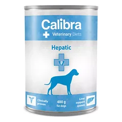 CALIBRA VD Dog Can Hepatic konservai šunims sergantiems kepenų ligomis, 400g