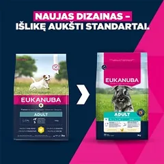 Eukanuba Life Care Adult S sausas pašaras šunims su vištiena, 3 kg — 2 nuotrauka