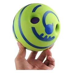 Interaktiver Hundeball mit Geräusch, 10 cm – Kauspielzeug und Training