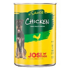 Josera JosiDog Chicken In Sauce visavertis konservuotas ėdalas suaugusiems šunims su vištiena padaže, 415 g