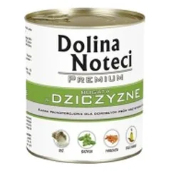 Konservai šunims su žvėriena Dolina Noteci Premium 800 g