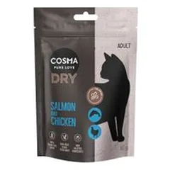 Cosma Air-Dried sausas maistas su lašiša ir vištiena, bandomasis dydis, katėms