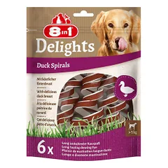 8in1 Delights antienos spiralės skanėstai šunims, 6 vnt.