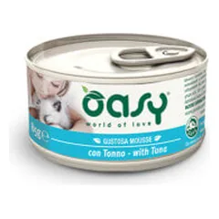 Oasy Tasty Mousse paštetas su tunu katėms - Pet24