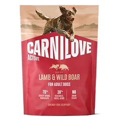 CARNILOVE ACTIVE Dog Lamb & Wild Boar sausas pašaras šunims