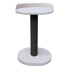 Tvirta, medinė draskyklė su storu stulpu ir guoliu,77cm (pasirenkama spalva, virvė)