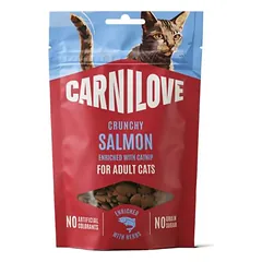 CARNILOVE Cat lašišos skanėstai katėms 50g