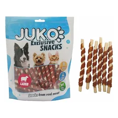 JUKO Užkandžiai ėriena & Balta Kalcis 250 g