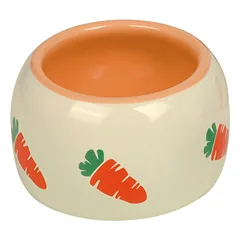 Nobby dubenėlis graužikams "Carrot", keramikinis, S, smėlinis- oranžinis, 125 ml