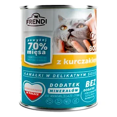 Frendi gabaliukai subtiliame vištienos padaže 800g katėms