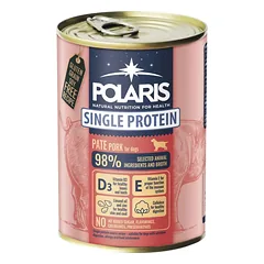 Šunų konservai Polaris Single Protein Paté su kiauliena, 400 g