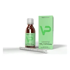 VetaPro Liposomal VitB12 + 5-MTHF liposominis papildas šunims ir katėms, 120 ml